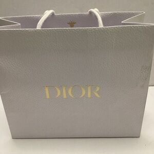 Christian Dior CD Luxury White Shopping Bag. Next Day Shipping.